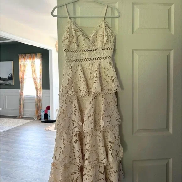 Isn't It Romantic Cream Lace
Midi Dress - Picture 1 of 4